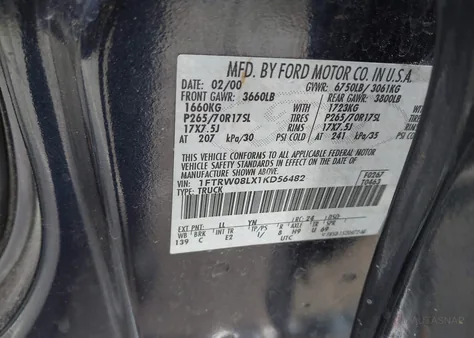 1FTRW08LX1KD56482